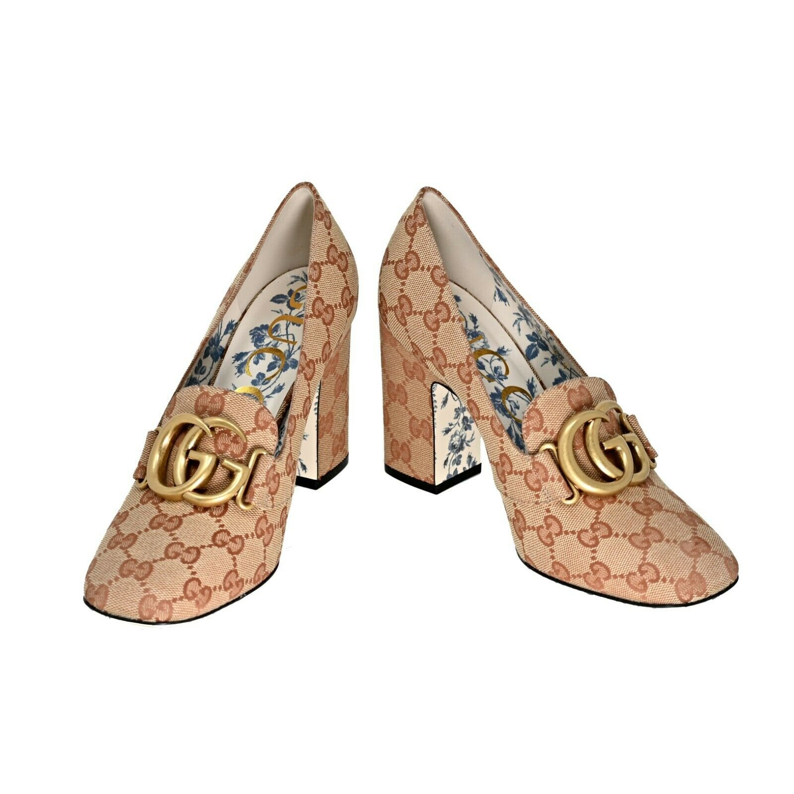 Gucci victoire block heel pump Clearance