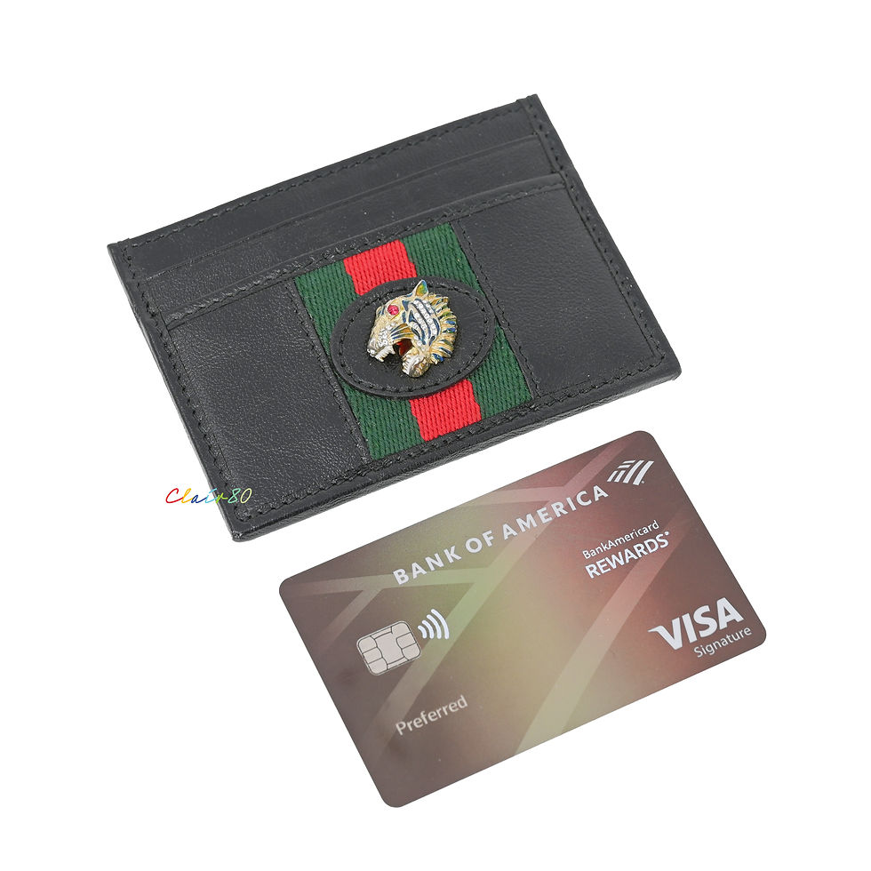 Thumbnail: Gucci Rajah Leather Card Holder