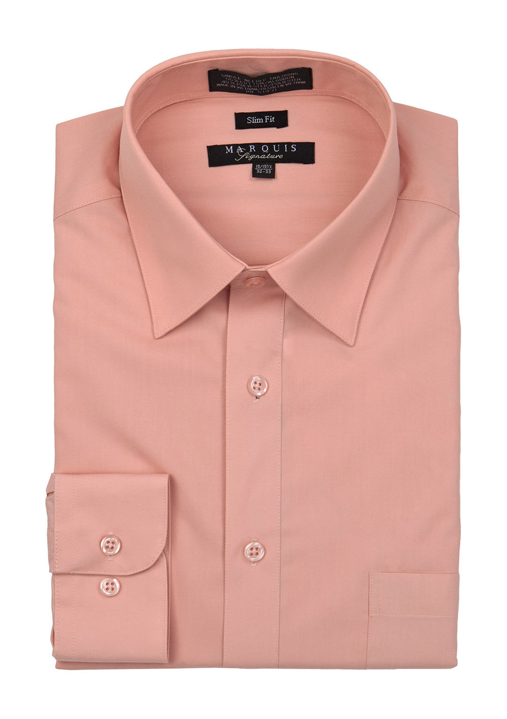 Dusty Rose Slim Fit Dress Shirt | linpauls