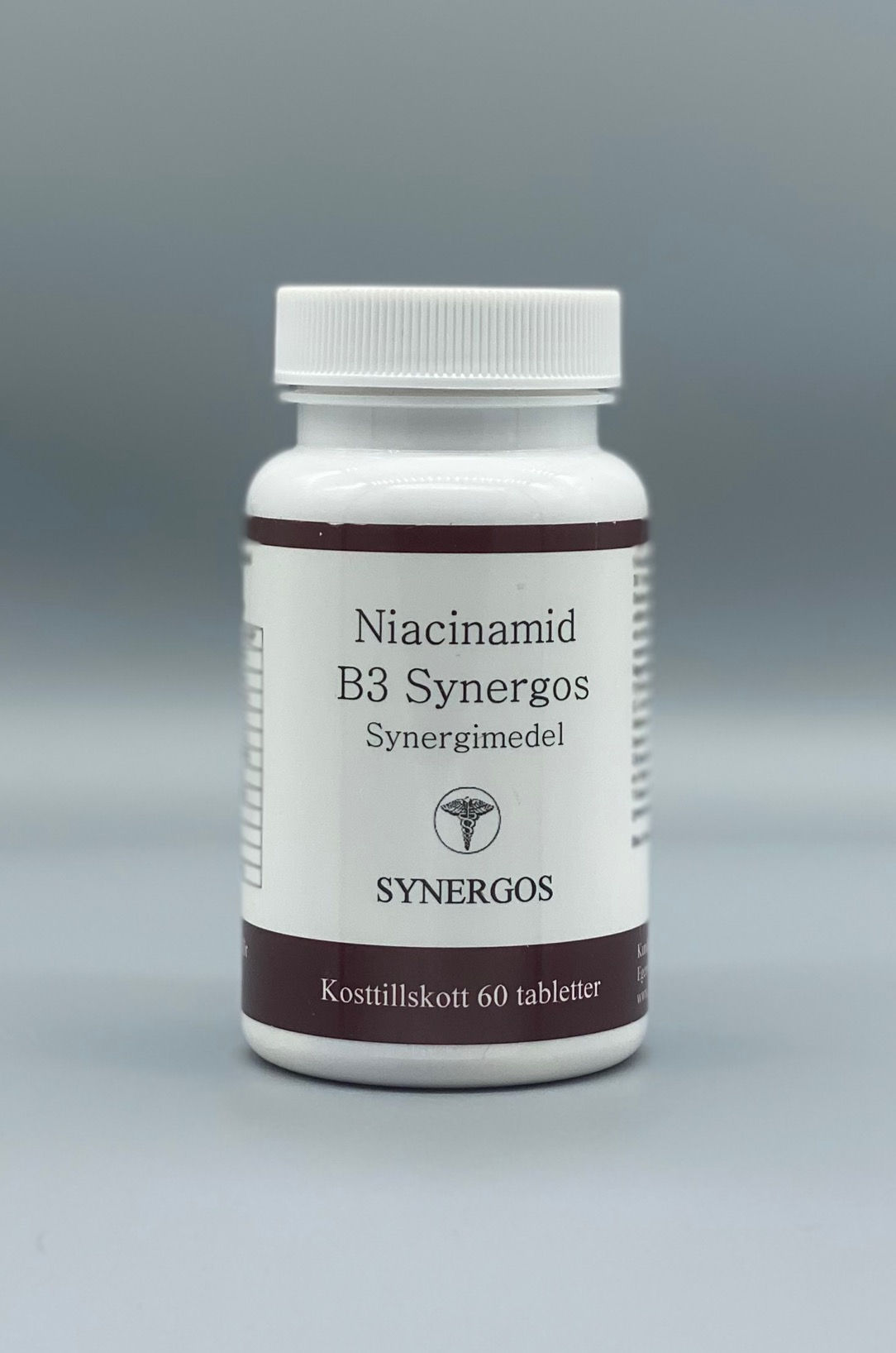Niacinamid B3, synergos 60 tabletter
