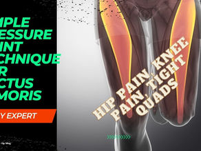 Release tight Quadriceps an easy Pressure Point