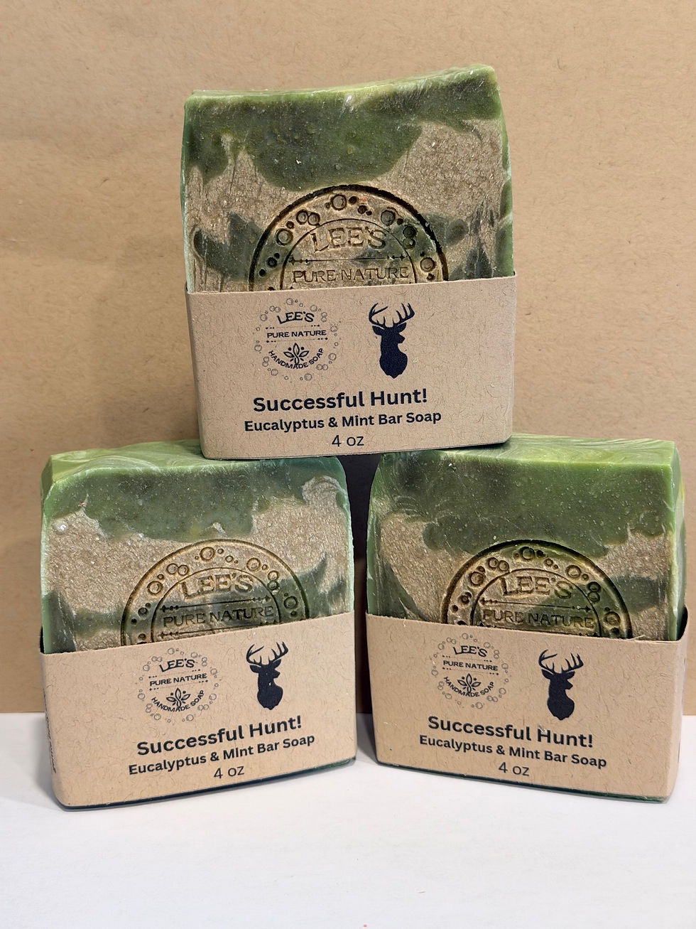 Lee's Successful Hunt Eucalyptus Mint Bar Soap