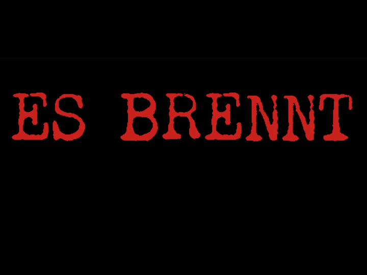 Logo Es Brennt Kampagne