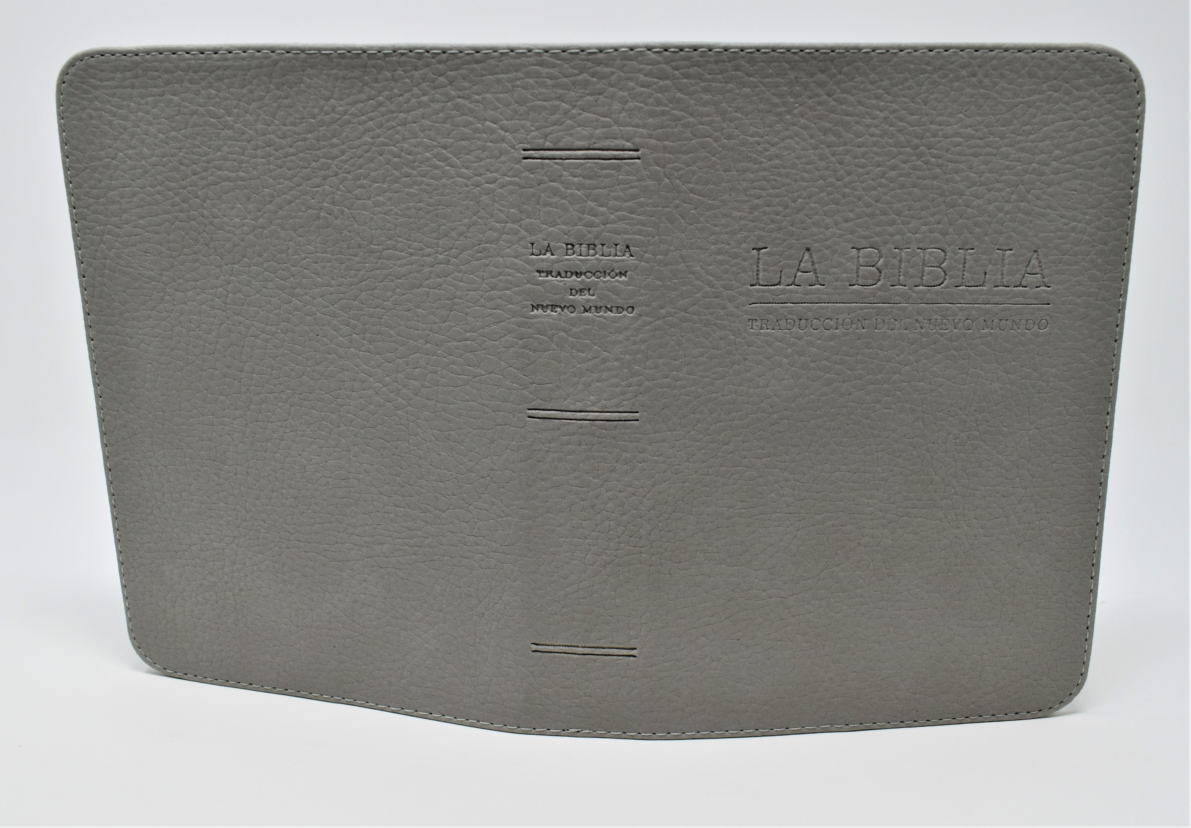Hand Made Bible Cover – Light Gray/ Spanish