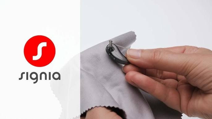 Pure Charge&Go IX - how to clean a rechargeable hearing aid | Signia Hearing Aids