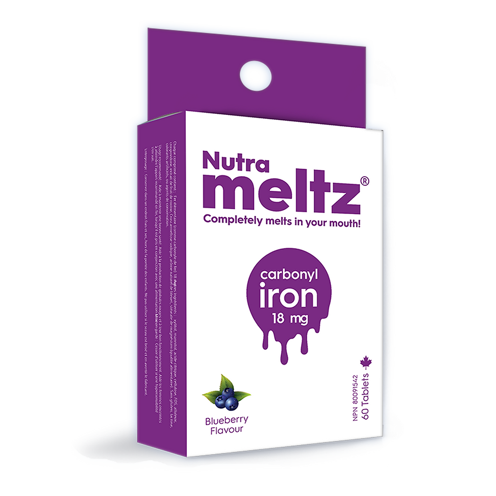 Iron ( Carbonyl) 18mg - 60 Dissolving tablets