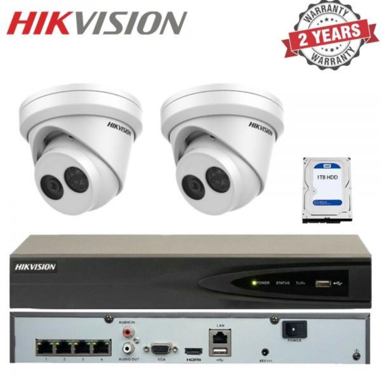 4-Channel NVR (Network Video Recorder)