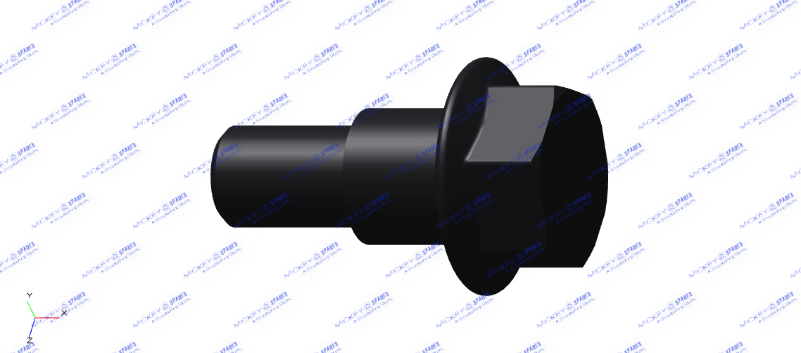 BOLT, HHF, SHLD, M6 X 16, 8.8, WHT H8304010