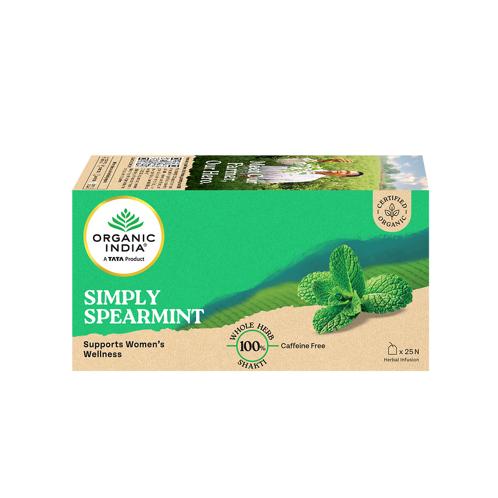 Simply Spearmint Tea - 25 Tea Bags x 2 | Organic India - product image 2