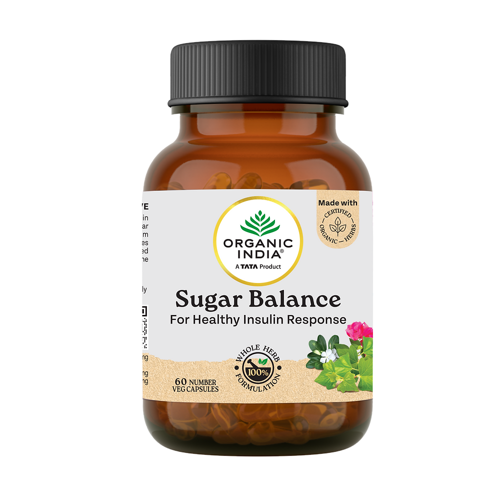 Sugar Balance Capsules - Pack of 60 | Organic India - product image 1