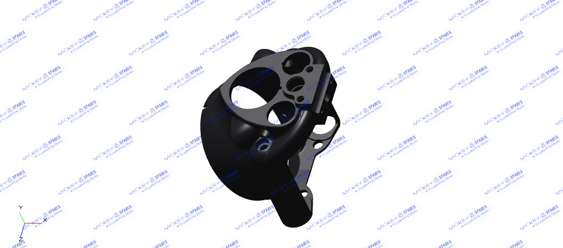 HEADLAMP CASING - BLACK (801604)