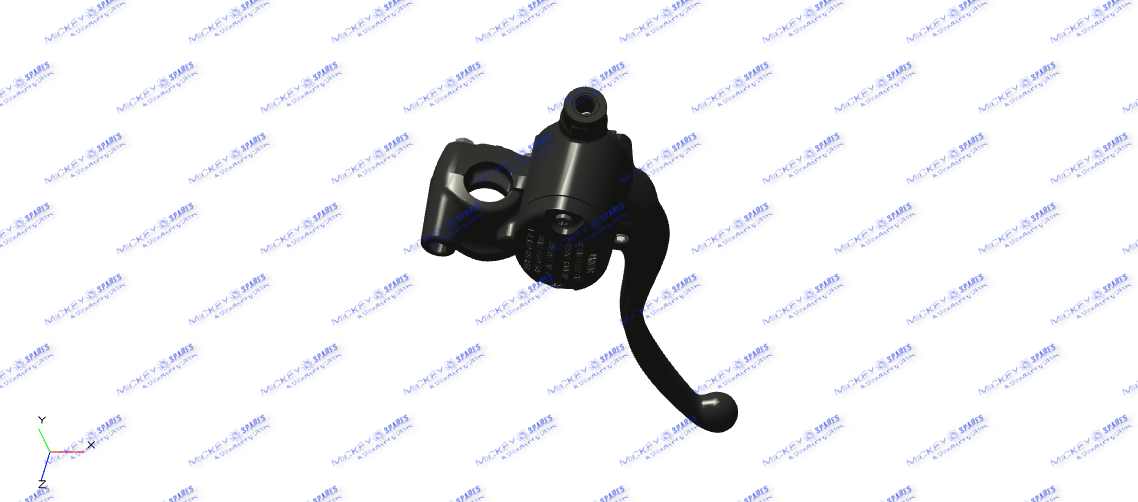 FRONT MASTER CYLINDER ASSY - POLISHED RAB00355
