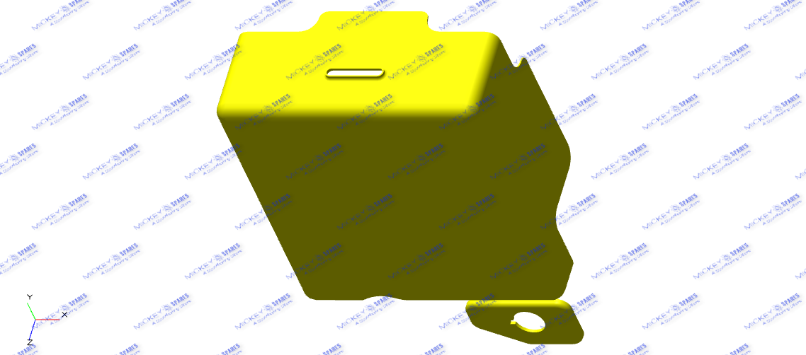 Cover-battery carrier with sticker  - BLUE / CLASSIC LAGOON (818041)