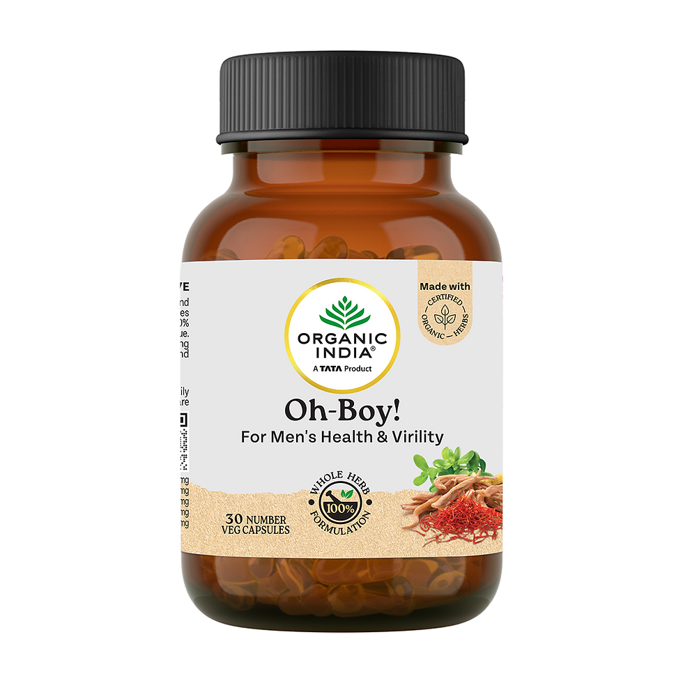 Oh Boy Capsules - Pack of 30 | Organic India - product image 1