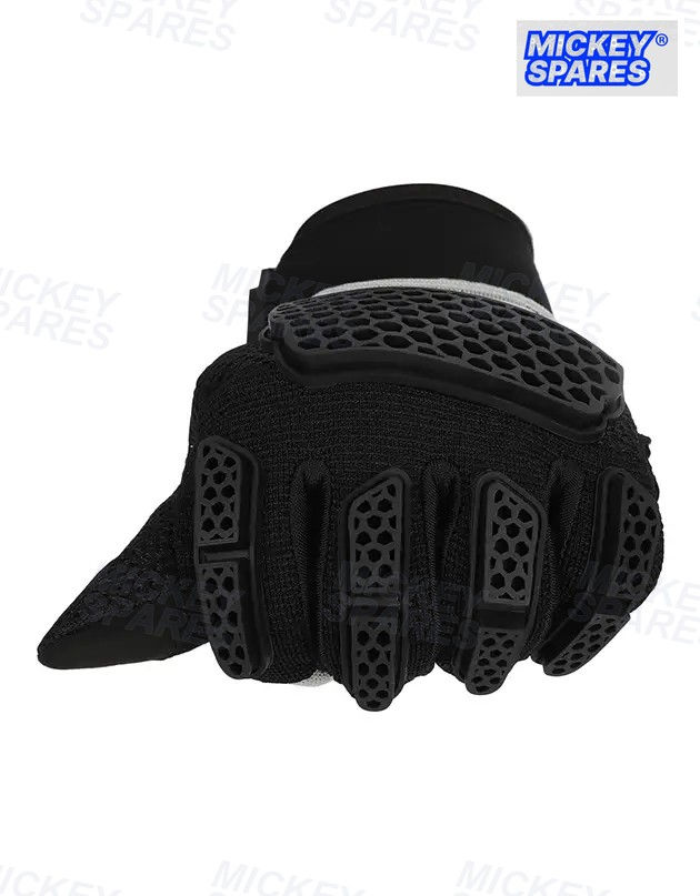 Royal Enfield Street Ace women's motorcycle gloves in off-white