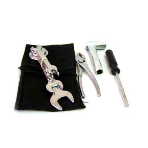 ROYAL ENFIELD MUST TO HAVE 8 PIECE TOOL KIT WITH ROLLING POUCH Mickey Spares