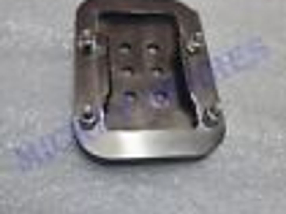 Royal Enfield Stainless Steel Side Stand Base Extender For GT & Interceptor 650