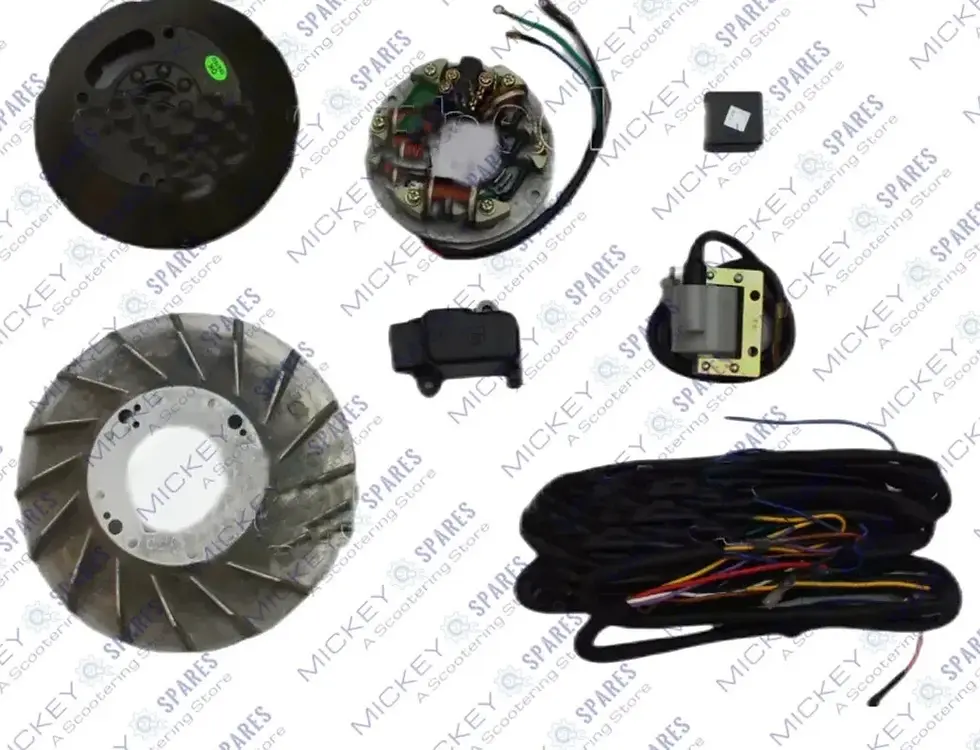 Vespa 6V to 12V stator flywheel conversion kit