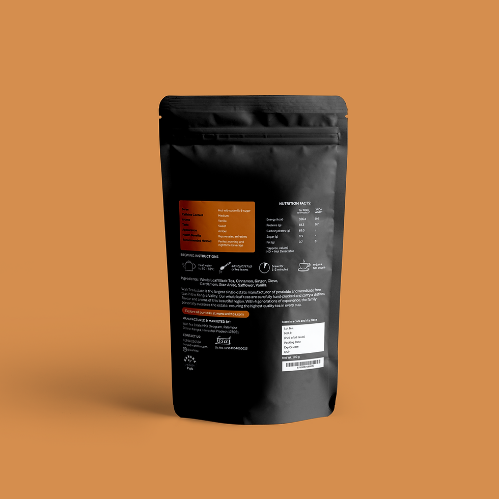 Pumpkin Spice Tea - Loose Leaf - 100 g - Black Tea | Wah Tea - product image 2