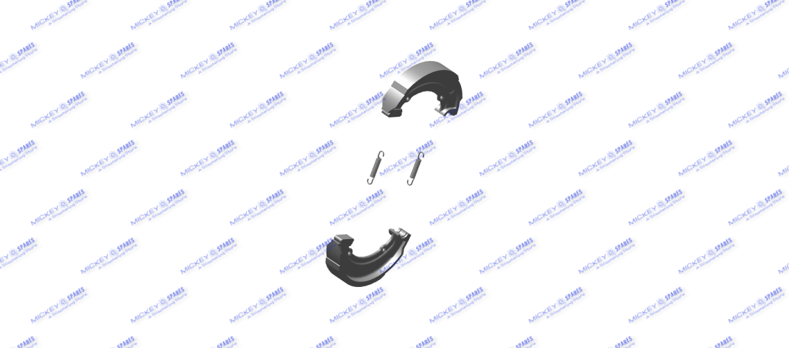 BRAKE SHOE KIT WITH SPRING (888337)