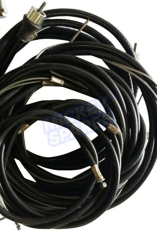 Vespa VBB Bajaj friction free Teflon lined cable kit including speedo cable