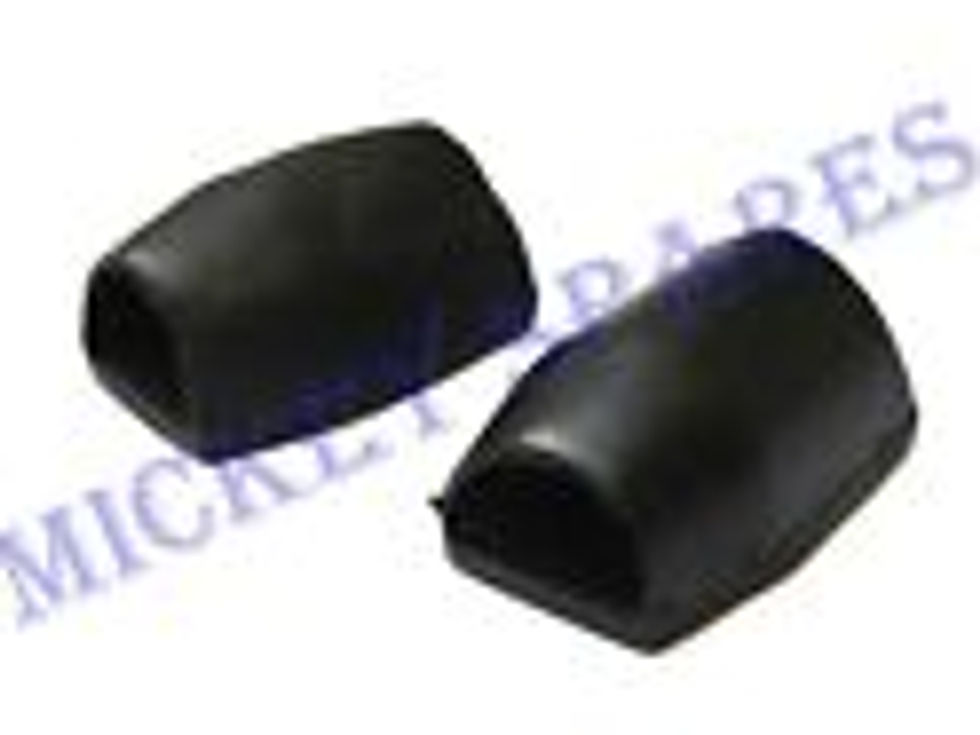 Lambretta LI Series 1 and 2 black side panel buffer rubber set
