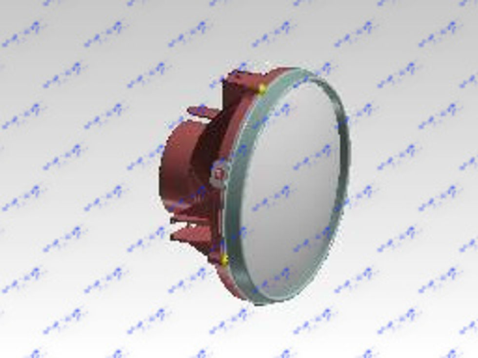 Royal Enfield Bullet 350 Lens And Reflector Assy With Inner Rim Ran00198