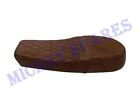 Royal Enfield GT & Interceptor 650 Diamond Design Dual Leather Seat Brown D13