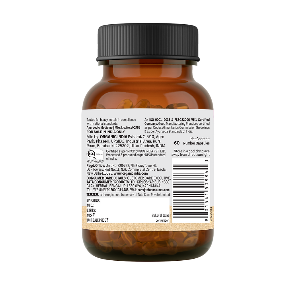 Sugar Balance Capsules - Pack of 180 | Organic India - product image 2