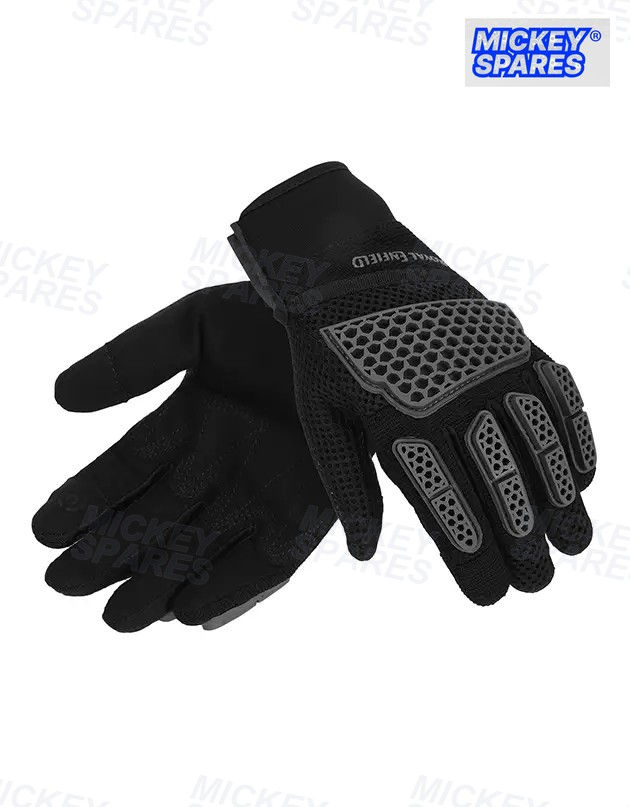 Royal Enfield Street Ace women's motorcycle gloves in black