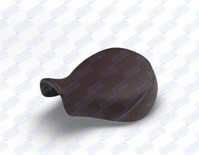 Royal Enfield Meteor brown low ride seat