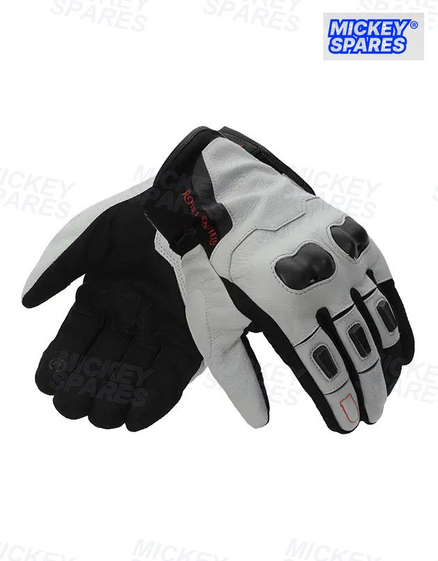 Royal Enfield Phoenix motorcycle gloves in grey