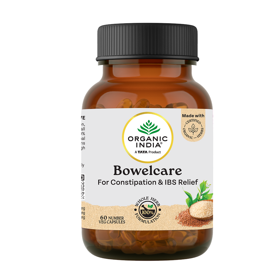 Bowelcare Capsules - Pack of 180 | Organic India - product image 1