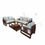 Thumbnail: 5-Seater Solid Teak Wood Sofa Set with Coffee Table