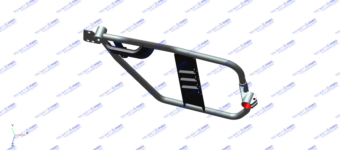 TOP FRAME ASSY-LH  - BLACK PAINT/GRANITE (866197)