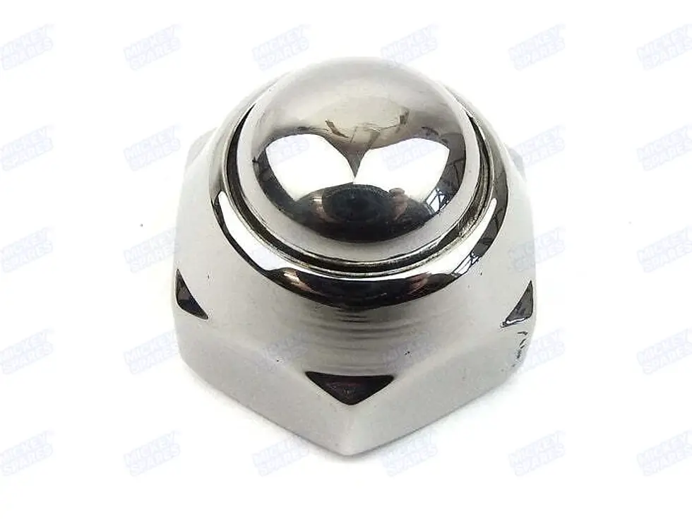 Lambretta polished rear hub nut Series 1 2 3 LI GP SX TV