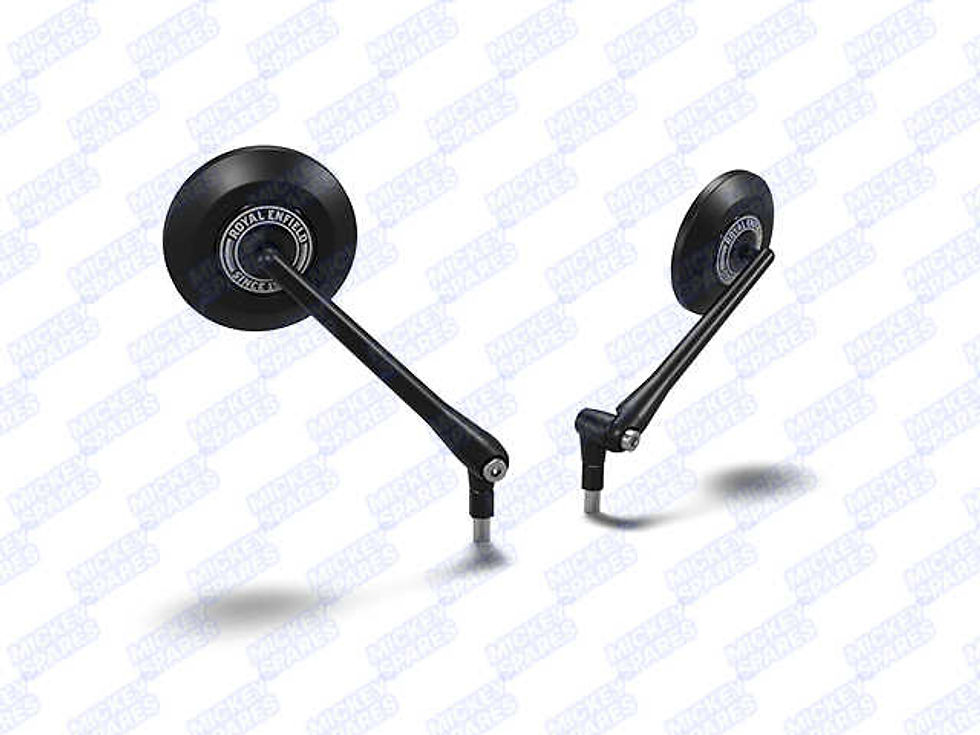 Royal Enfield Meteor 350 Black Round Mirrors
