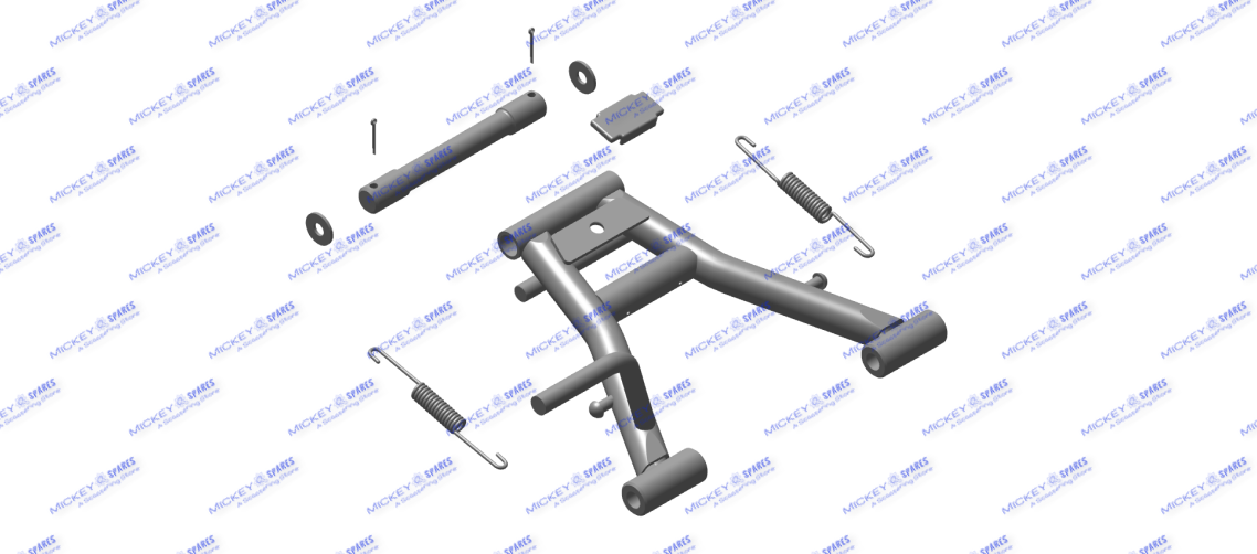 CENTER STAND AND SPINDLE KIT (888146)