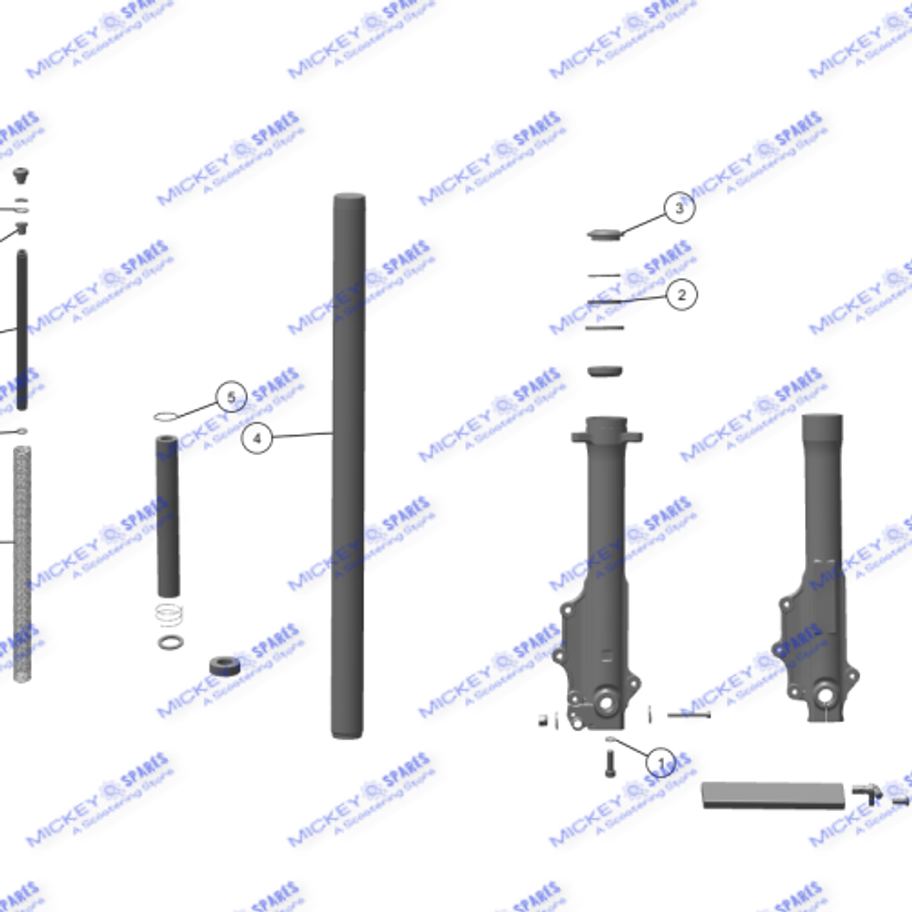Royal Enfield Classic 500 Bsiv Fork Pipe Spinning Kit (888040)