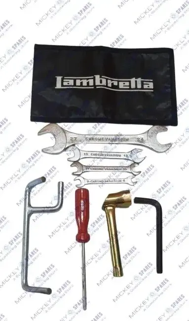 Lambretta handy tool kit black pouch