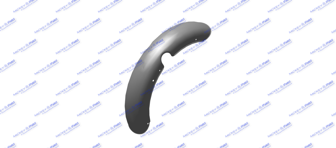 MUDGUARD FRONT - SILVER (850057)