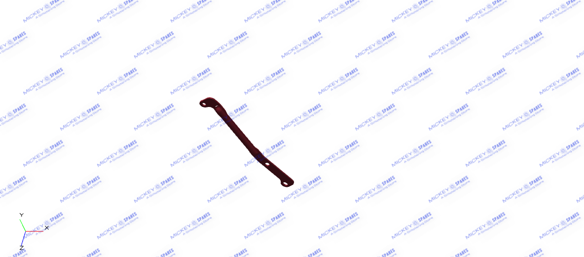 MUDGUARD STAY CENTER RH - SQUADRON BLUE (858014)