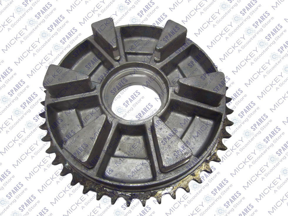 Thumbnail: NEW REAR WHEEL MAIN CHAIN SPROCKET 46 TEETH COGS JAWA CZ PAREK MOTORCYCLE