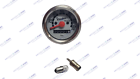 Vespa round speedometer 0-120 KM white VNC VBC Bajaj with bulb