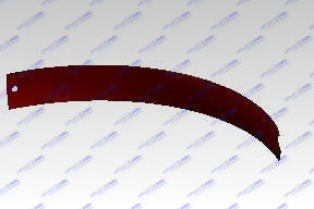 STICKER-REAR MUDGUARD (TAN) (590340)