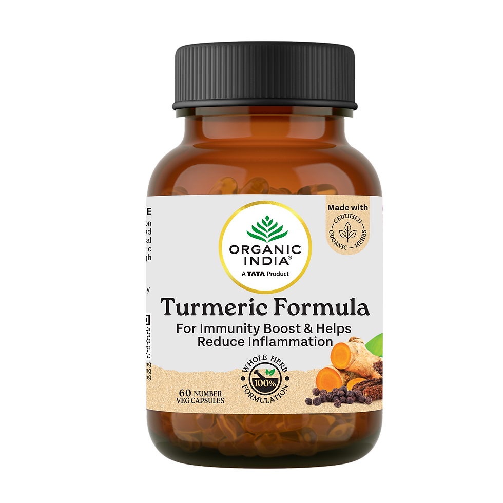 Turmeric Formula Capsules - Pack of 60 | Organic India - product image 1