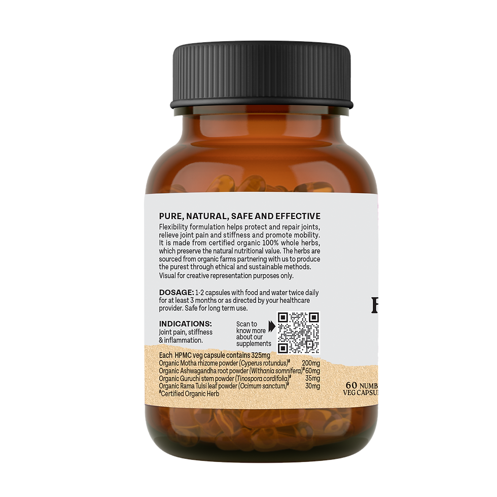 Flexibility Capsules - Pack of 180 | Organic India - product image 2
