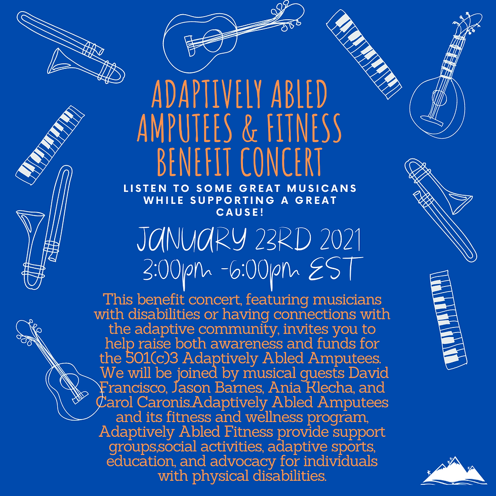 Adaptively Abled Amputees & Fitness Benefit Concert