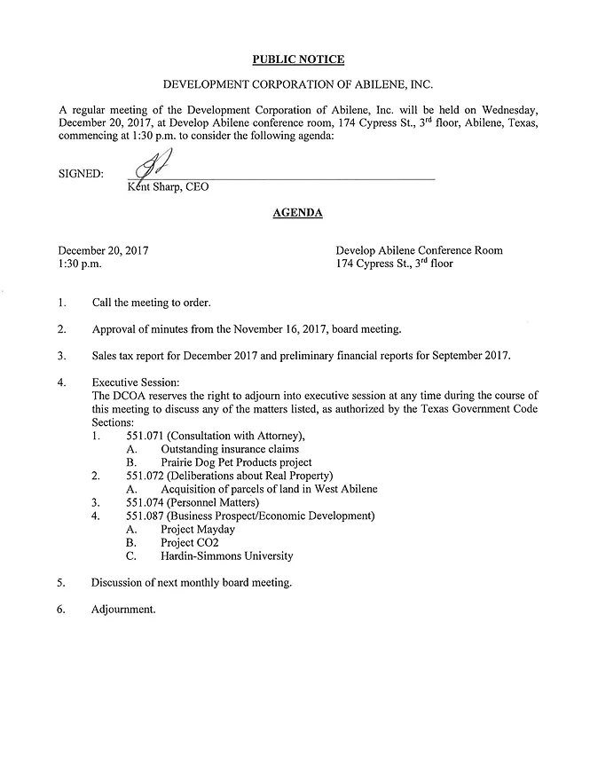 corporation minutes