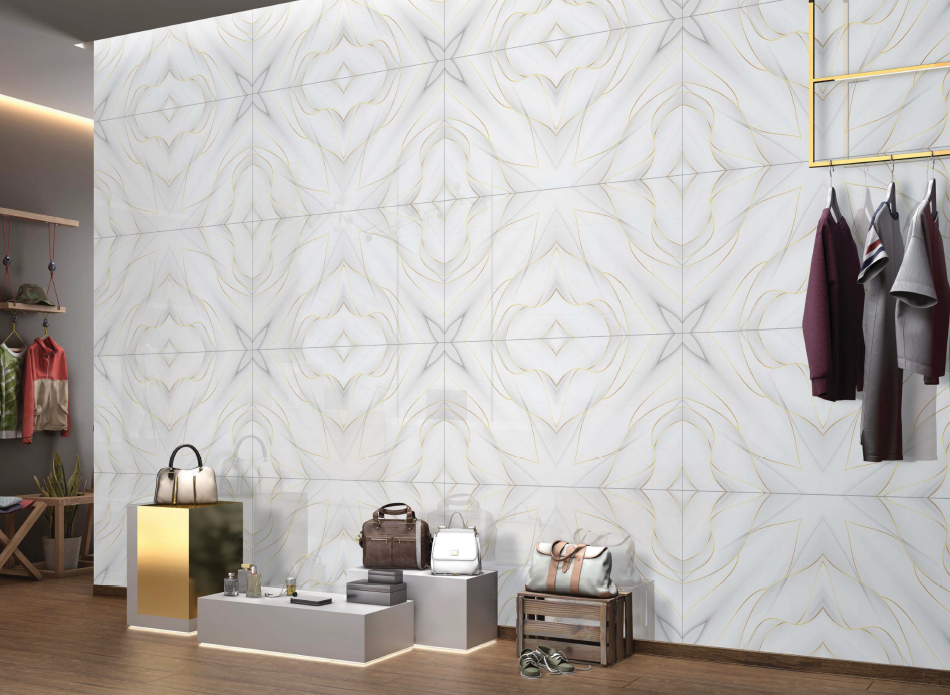 Thumbnail: BM-4051 Tile, Glossy Surface, 60x120 cm, Polar Collection
